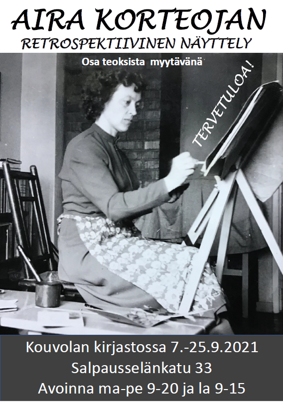 aira korteojan näyttely juliste